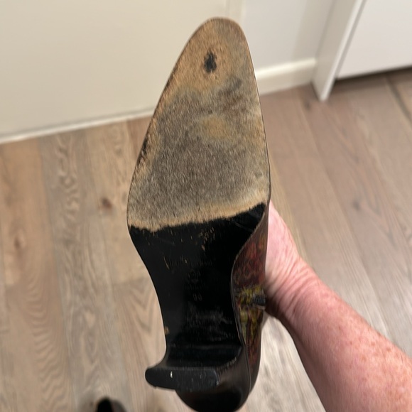 Italian Leather cowboy boots, size 38 - Picture 7 of 7